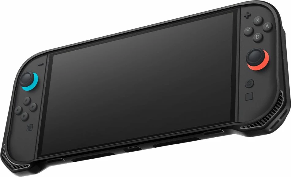 Mbështjellës Spigen Rugged Armor për Nintendo Switch 2, i zi mat