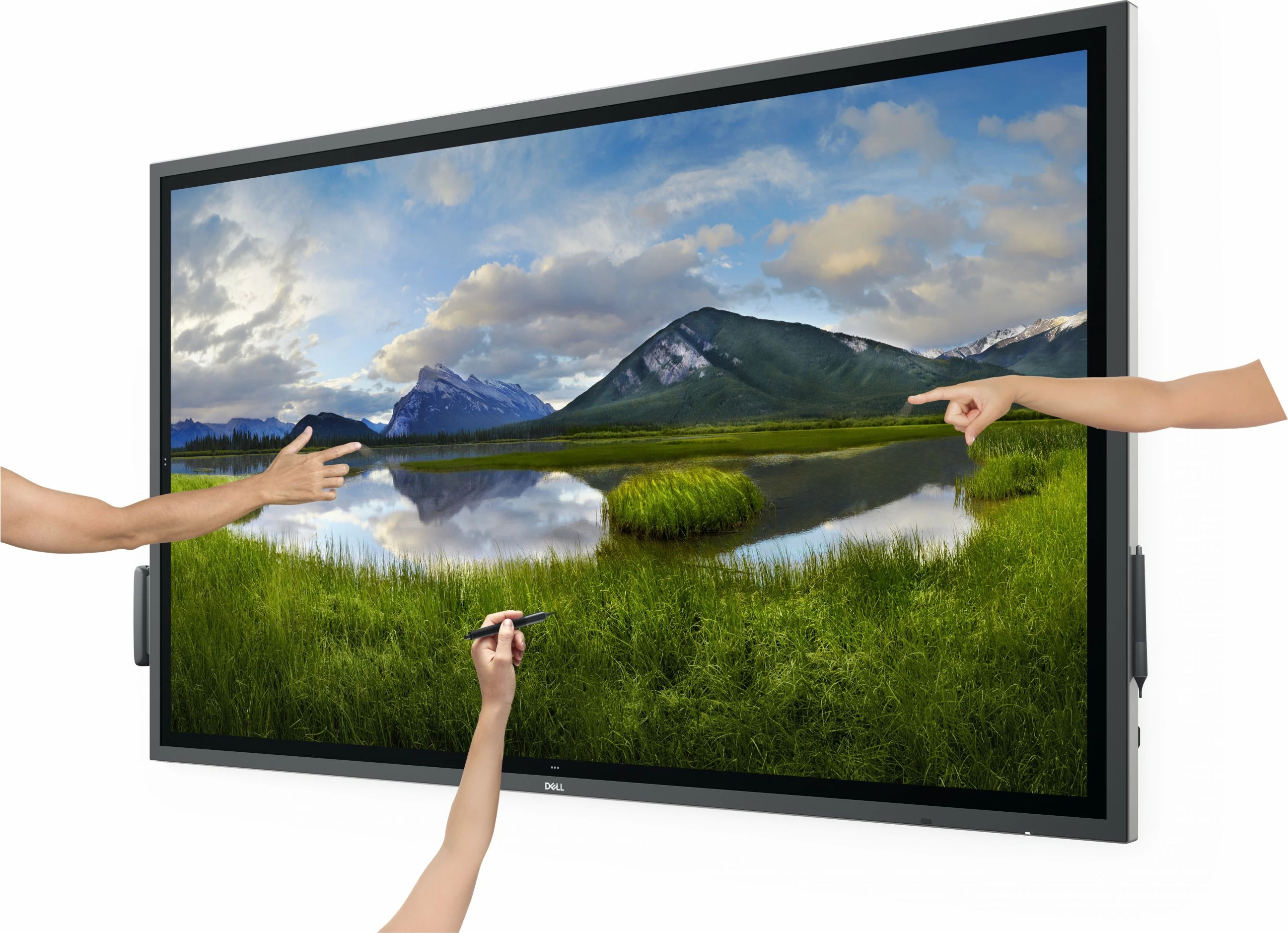 Monitor interaktiv DELL P6524QT, 64.5", 4K UHD, LCD