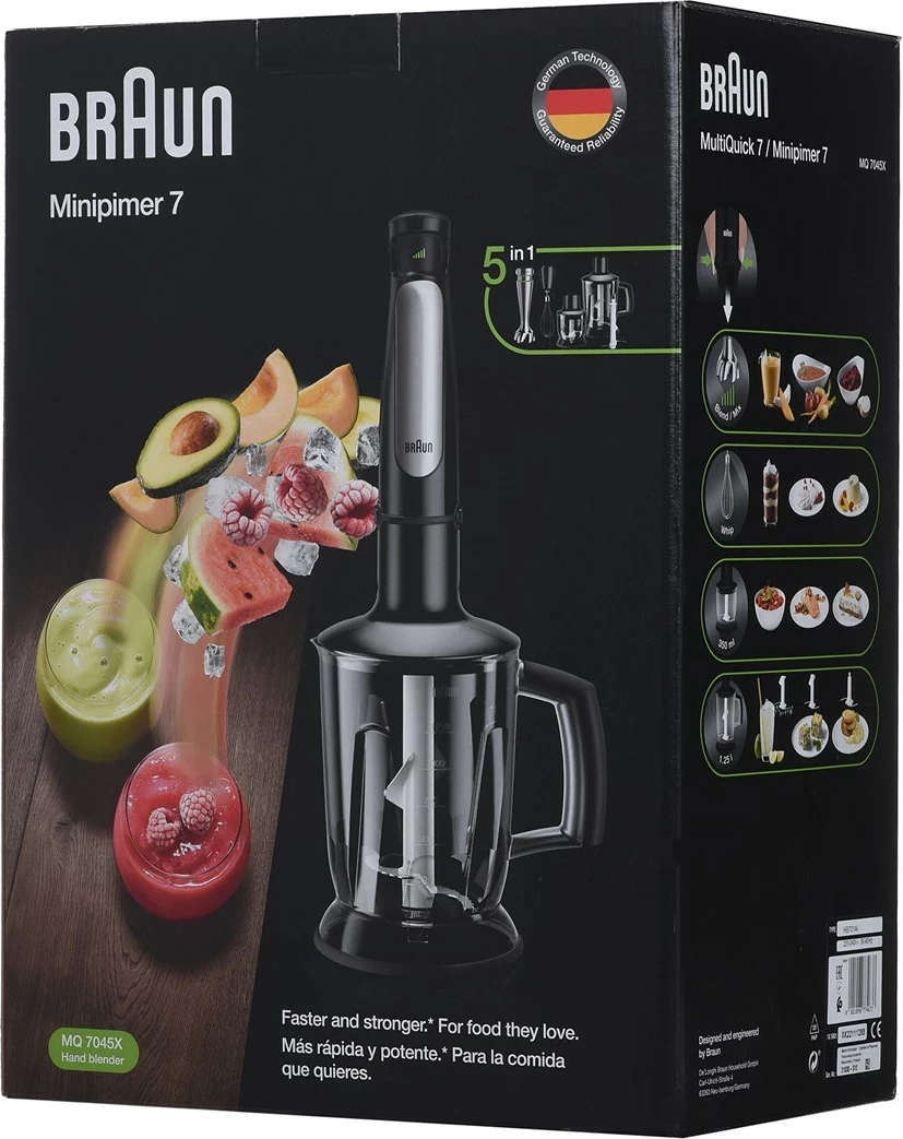 Blender dore Braun MultiQuick 7 MQ 7045X, Inox