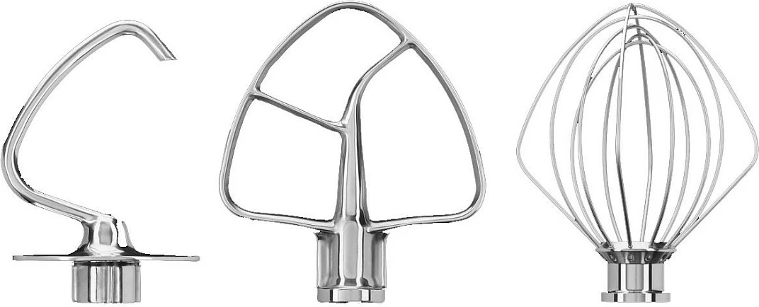 Aksesorë mikseri KitchenAid 5KSM5TH3PSS, set 3 copë, çelik inox