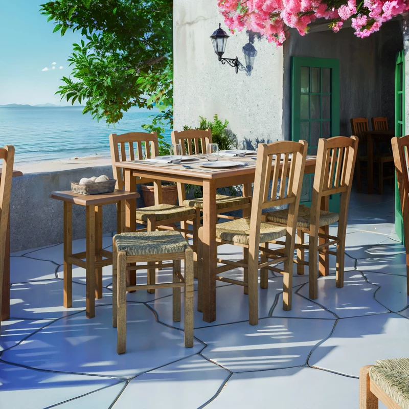 Tavolinë Zolenio dru ahu me sipërfaqe MDF ngjyrë arre 120x80x76cm