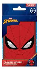 Letra loje Paladone Spider-Man, 54 karta, me kuti metalike, e kuqe