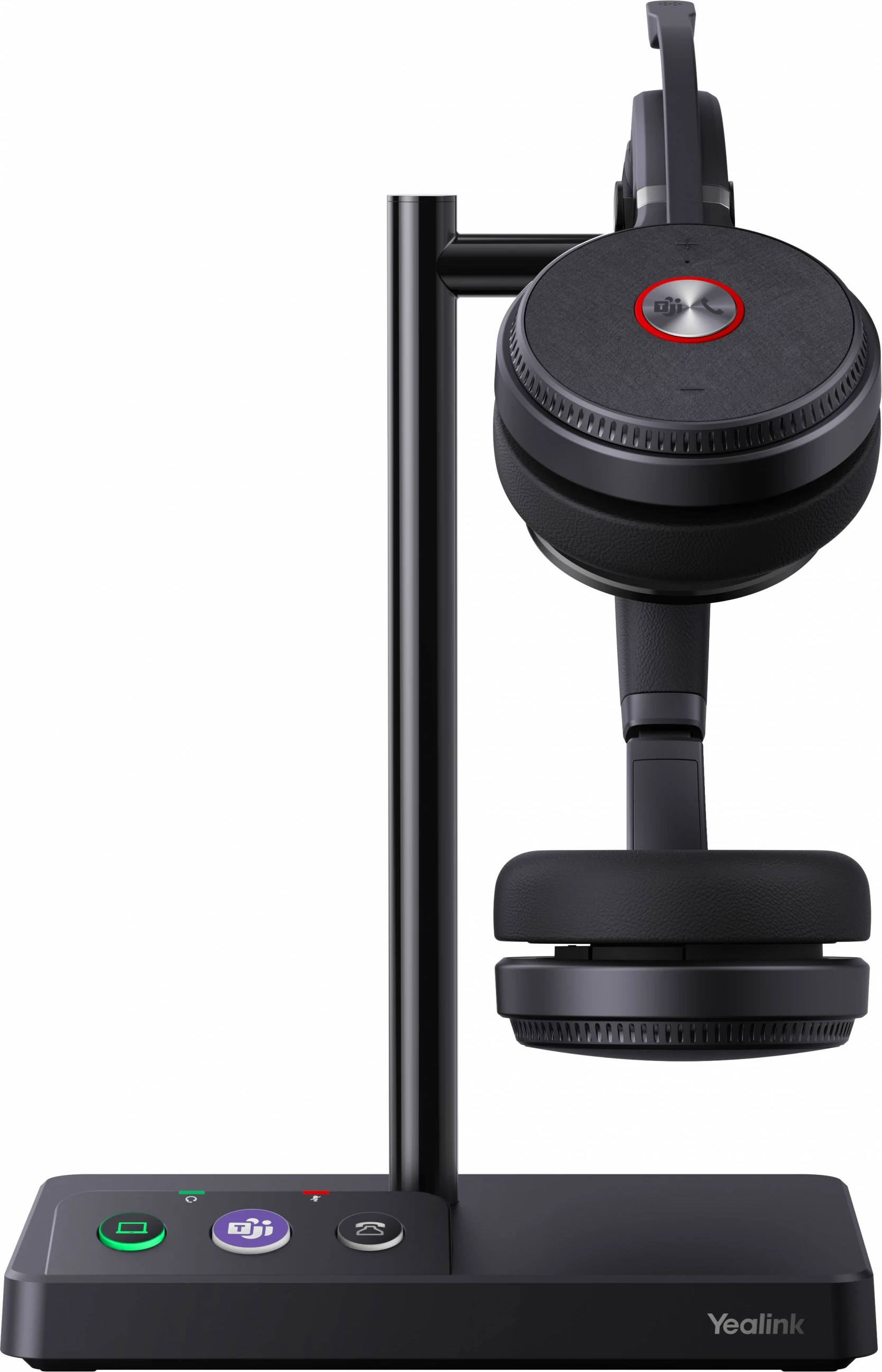 Kufje wireless Yealink WH62 DECT DUAL TEAMS, Wireless, 20 - 20000 Hz, Office/Call center, 127 g, Sistemi personal audio konferencash, E zezë