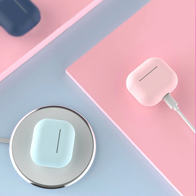 Mbështjellës silikoni për kufje AirPods 1/2 Hurtel, kaltër