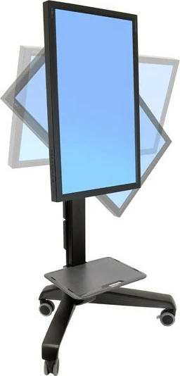 Karrocë multimediale Ergotron Neo-Flex Mobile MediaCenter UHD, për ekrane 50-70 inç, e zezë