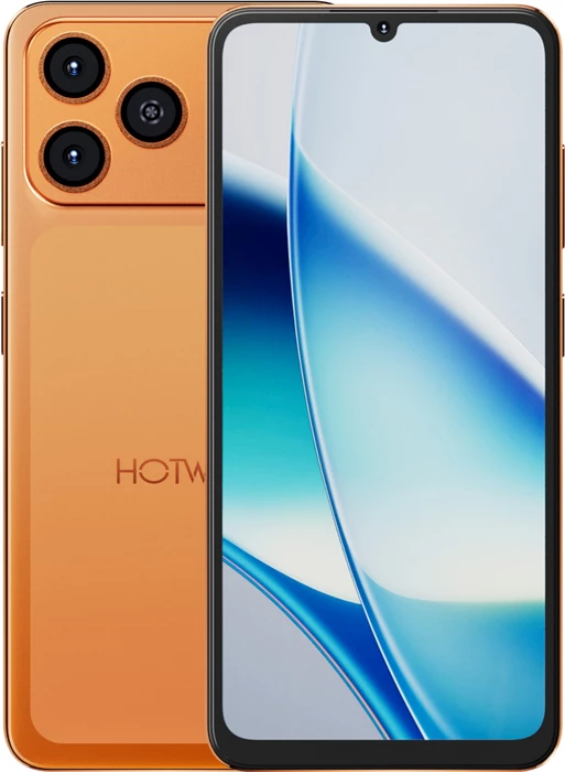 Celular HOTWAV A17 Pro Max 4GB/128GB 6.75" 120Hz Android 15, Dual SIM/SD, USB-C, portokalli