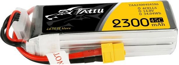 Bateri LiPo Tattu 2300mAh 14.8V 75C XT60 për dronë