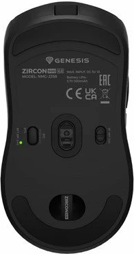 Maus gaming wireless GENESIS Zircon 500 G2 NMG-2113, 10000 DPI, 2.4GHz/BT/USB, i zi