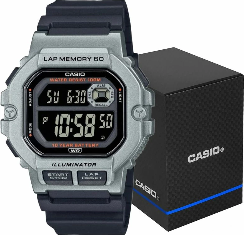 Orë dore unisex Casio, e zezë