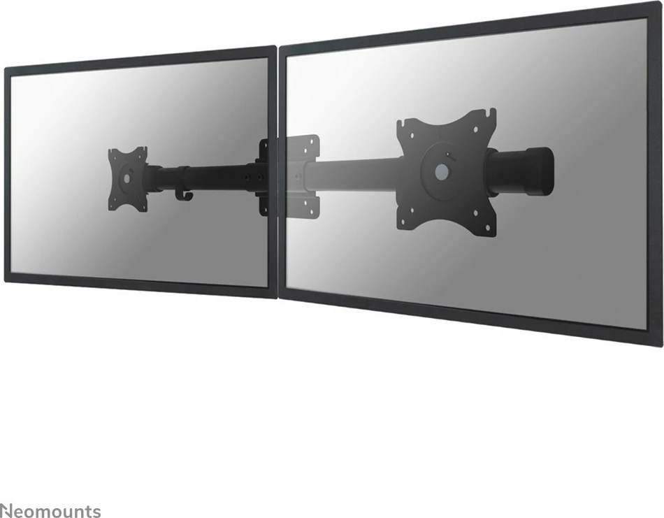 Adapter për dy monitorë Neomounts FPMA-CB100BLACK, VESA 75x75/100x100, 10-27 inç, i zi