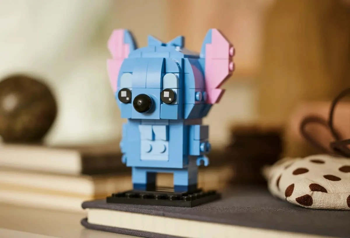 Lodra LEGO BrickHeadz Stitch, 216 pjesë, Blu dhe Rozë