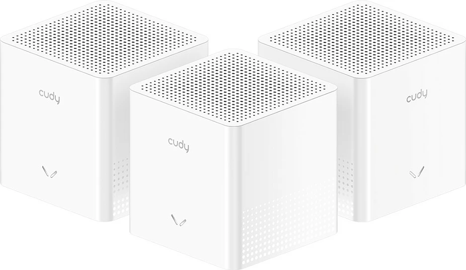 Mesh system Cudy M1200 3-pack, Wi-Fi 5, dual-band, i bardhë