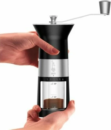 Mulli kafeje Bialetti Premium manual, çelik inox, i zi