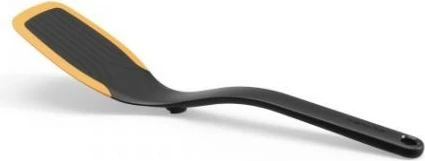 Spatulë kuzhine Fiskars 1027300, plastikë/silikon, 29 cm, zezë/portokalli