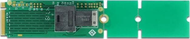 Adapter M.2 PCIe në Mini-SAS HD SFF-8643 Delock 63145