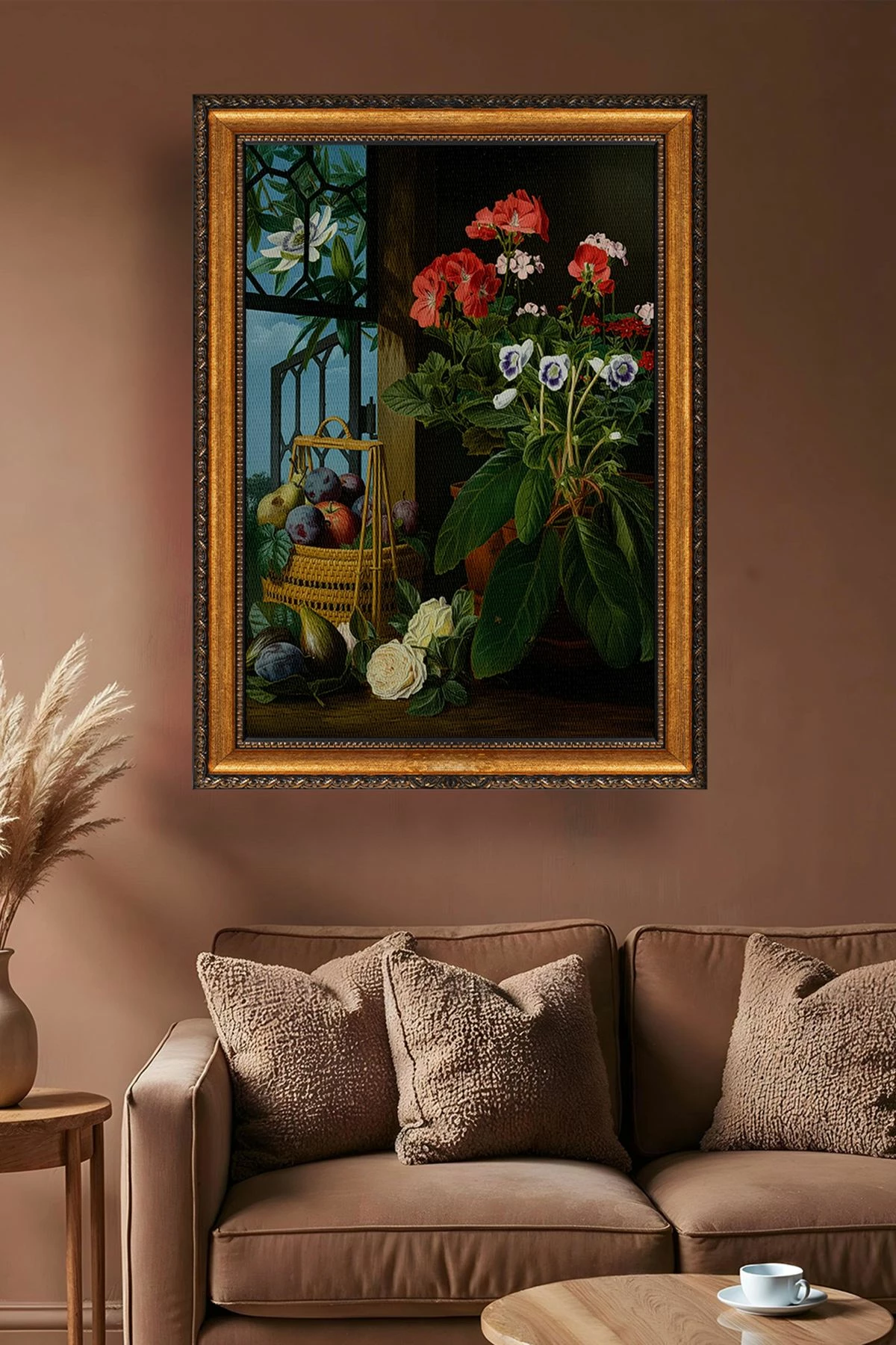 Pikturë dekorative në kanavacë me kornizë, shumëngjyrëshe, Wallity, ATCRCVCNVSMDL24 - 70100