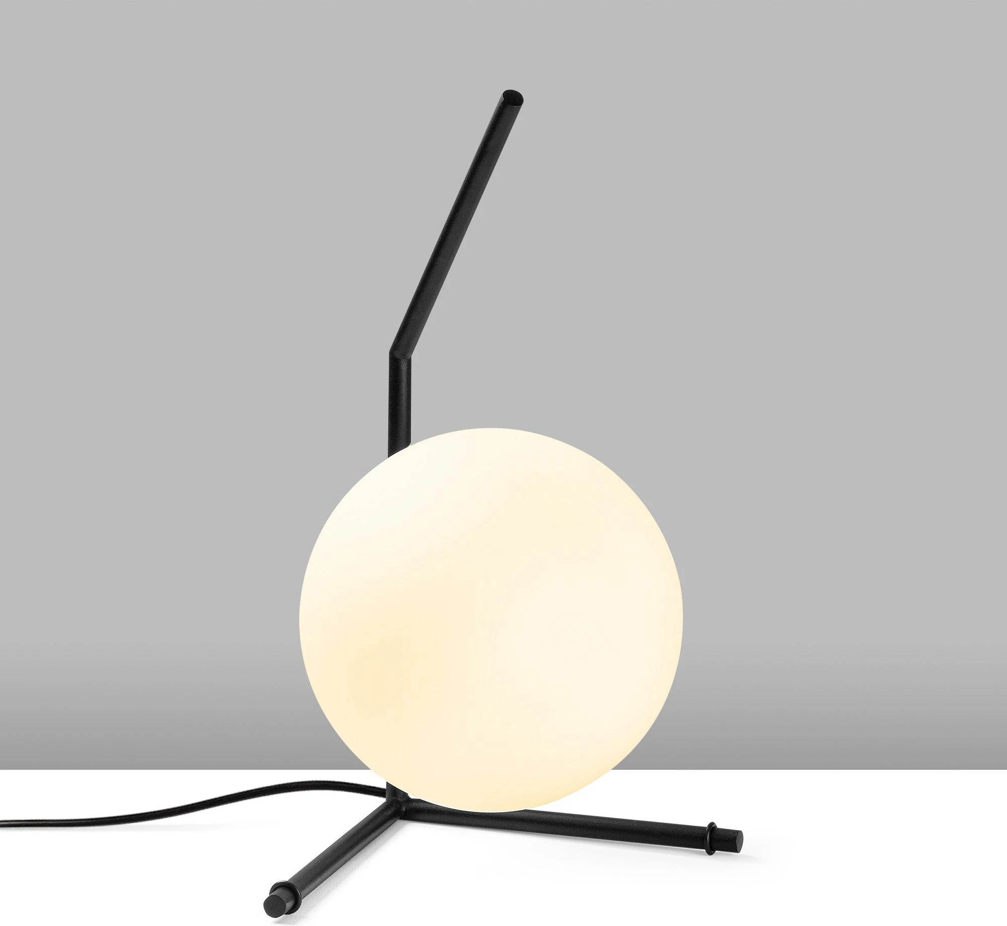 Llambë tavoline Opviq, Luminar - 14165, ngjyrë e zezë