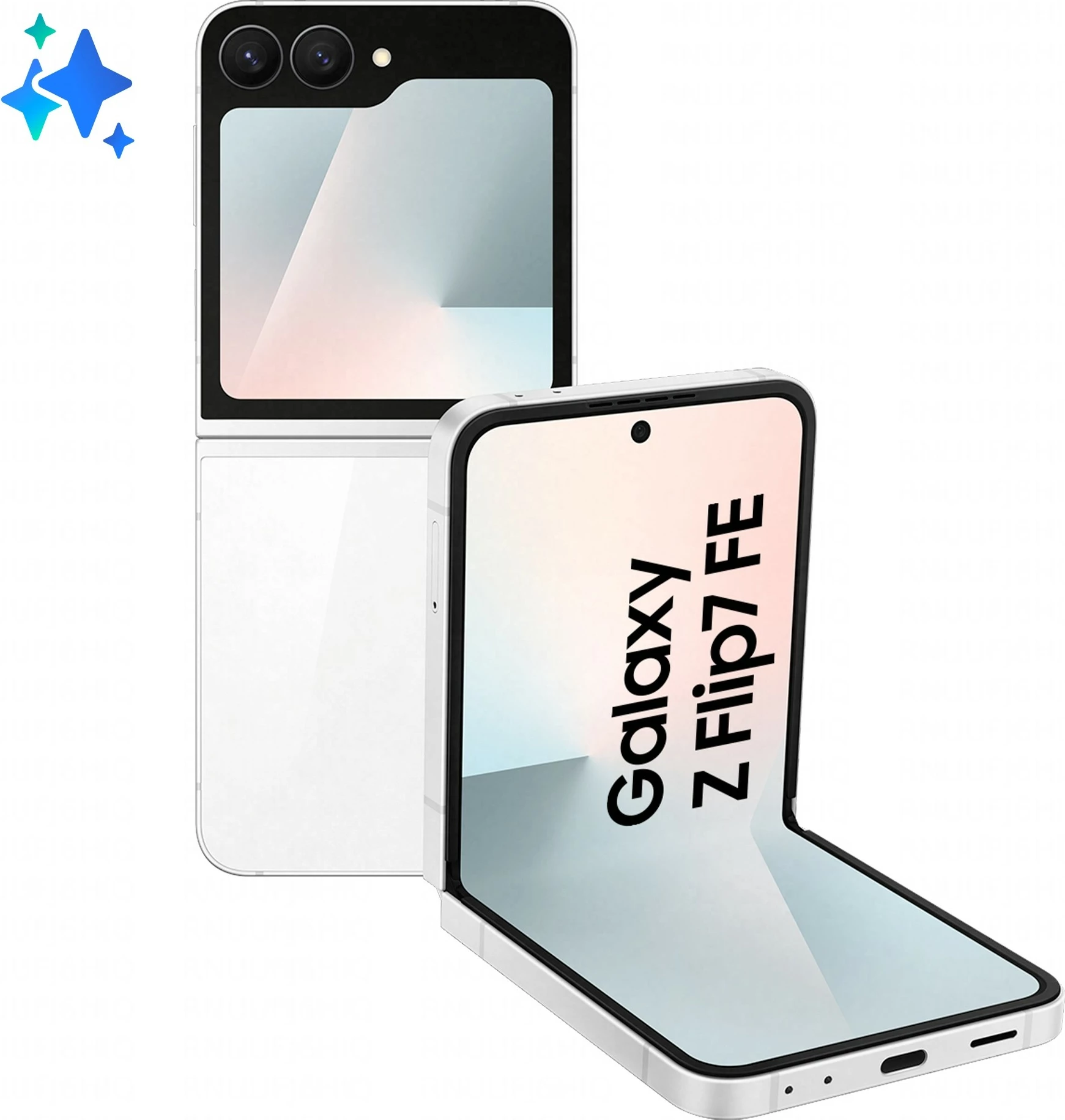 Celular Samsung Galaxy Z Flip7 FE 5G, 8GB RAM, 128GB, bardhë
