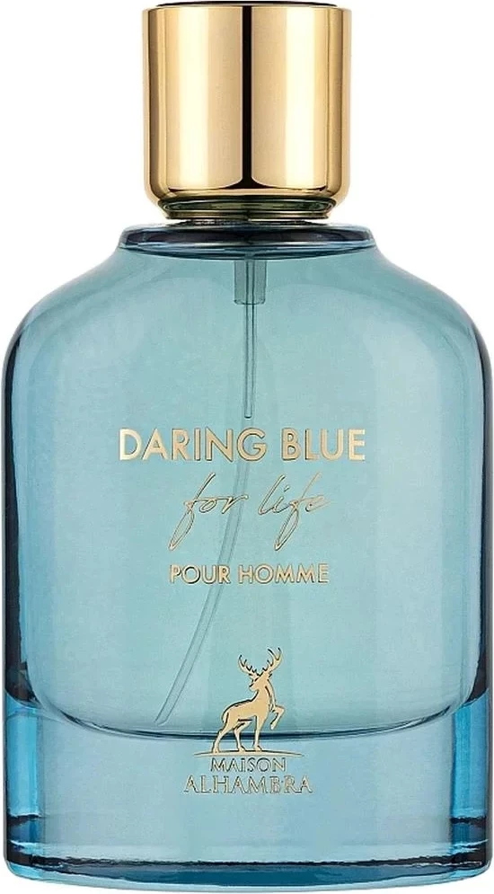 Eau de Parfum për meshkuj Maison Alhambra Daring Blue For Life, 100ml