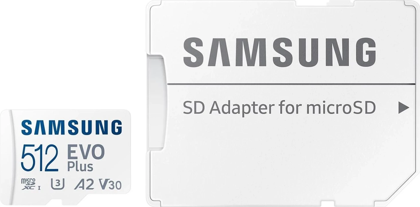 Kartelë memorie Samsung EVO PLUS microSDXC 512GB, UHS-I U3, e zezë-blu