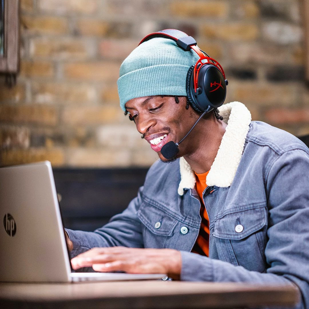 Kufje gaming wireless HyperX Cloud Alpha Wireless (4P5D4AA), bateri 300 orë, mikrofon i shkëputshëm, DTS HeadphoneX, kuqe