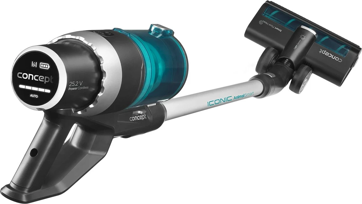 Fshesë elektrike Concept VP6110, 2-në-1, pa kabllo, 2.5 Ah, E zezë