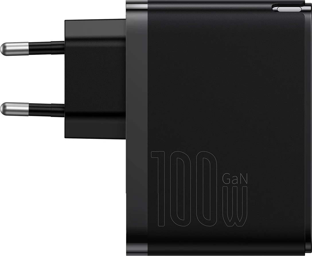 Karikues muri Baseus GaN5 Pro, 100W, 2 porta (USB-C/USB-A), i zi