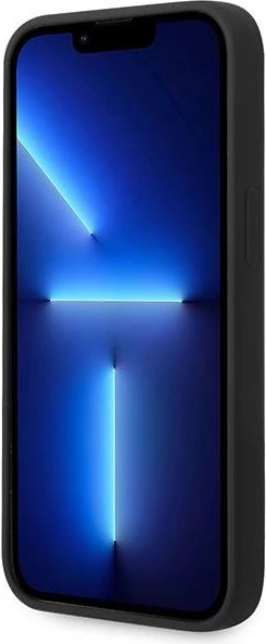 Mbështjellës BMW BMHCP14MSILBK për iPhone 14 Plus 6.7", silikon, e zezë
