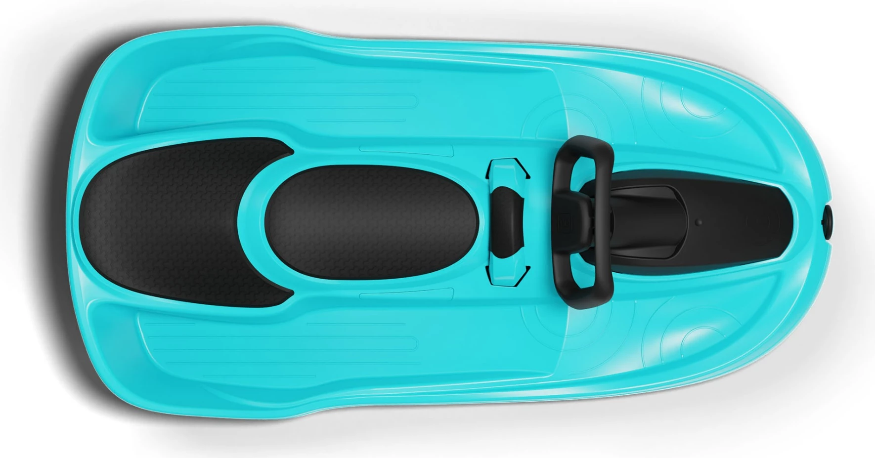Sanki dyvendëshe me timon Gizmo Riders Galactus, deri 140 kg, 111.5×59 cm, Polar Blue, në kuti dhuratë