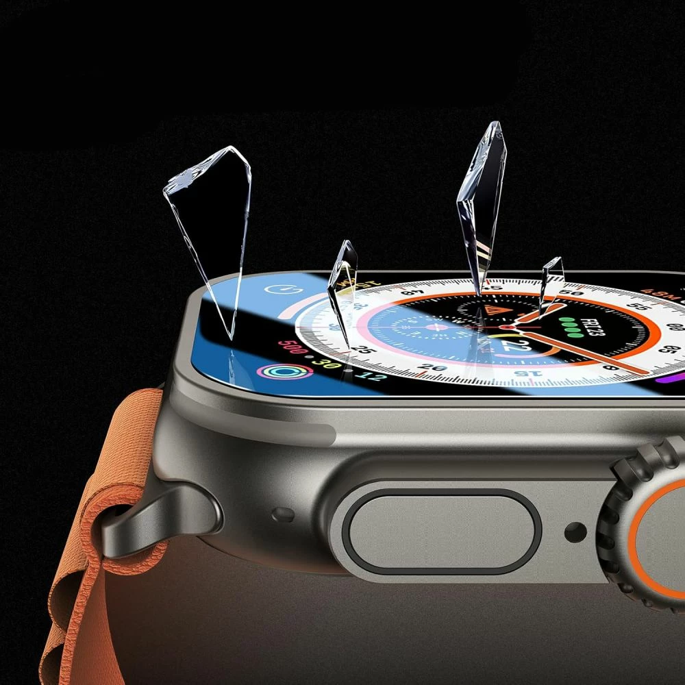 Set xham mbrojtës Tech-Protect Supreme, për Apple Watch Ultra 1/2 (49mm), Transparent, 2 copë