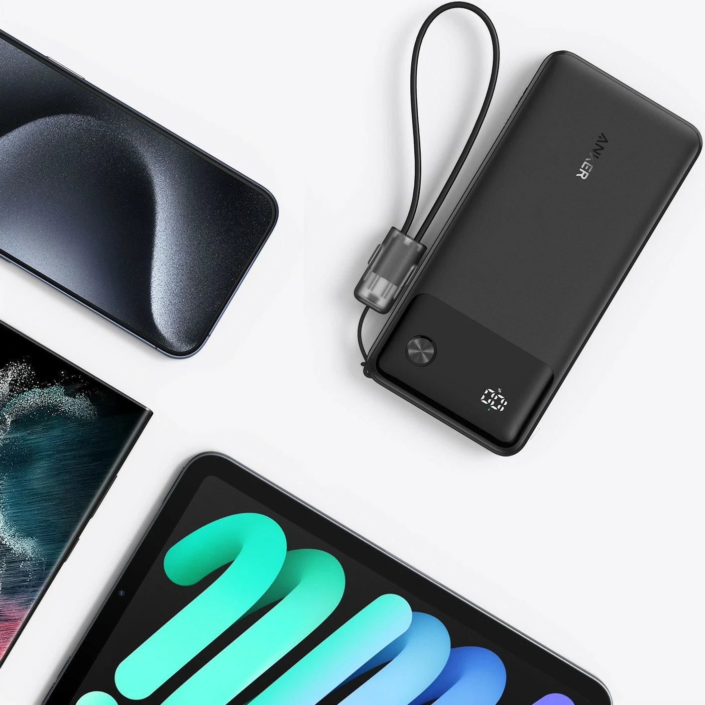 Power bank Anker A1388G11, 10000 mAh, 22.5 W, Ngjyrë e zezë