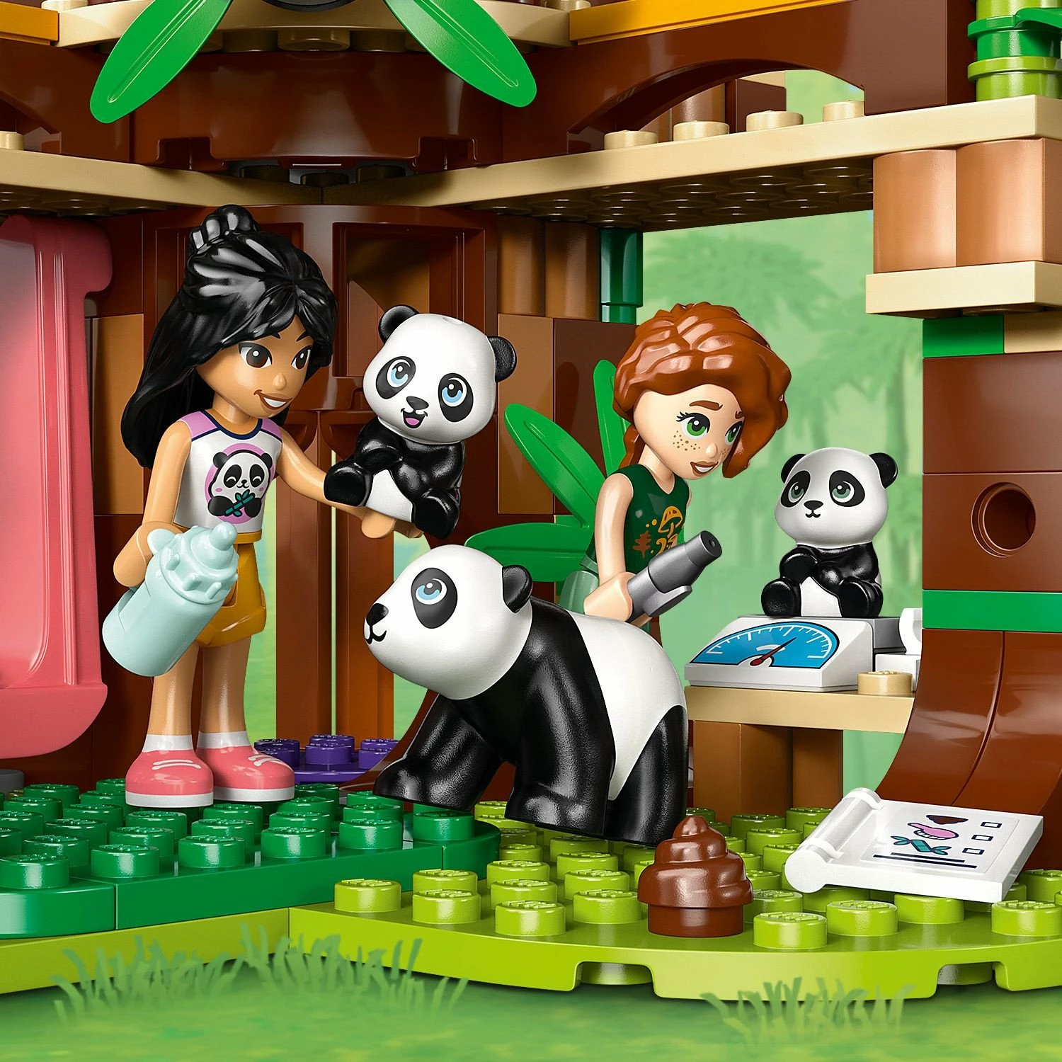 Set ndërtimi LEGO Friends 42648 Panda Care in Reserve, 243 pjesë, +7 vjet