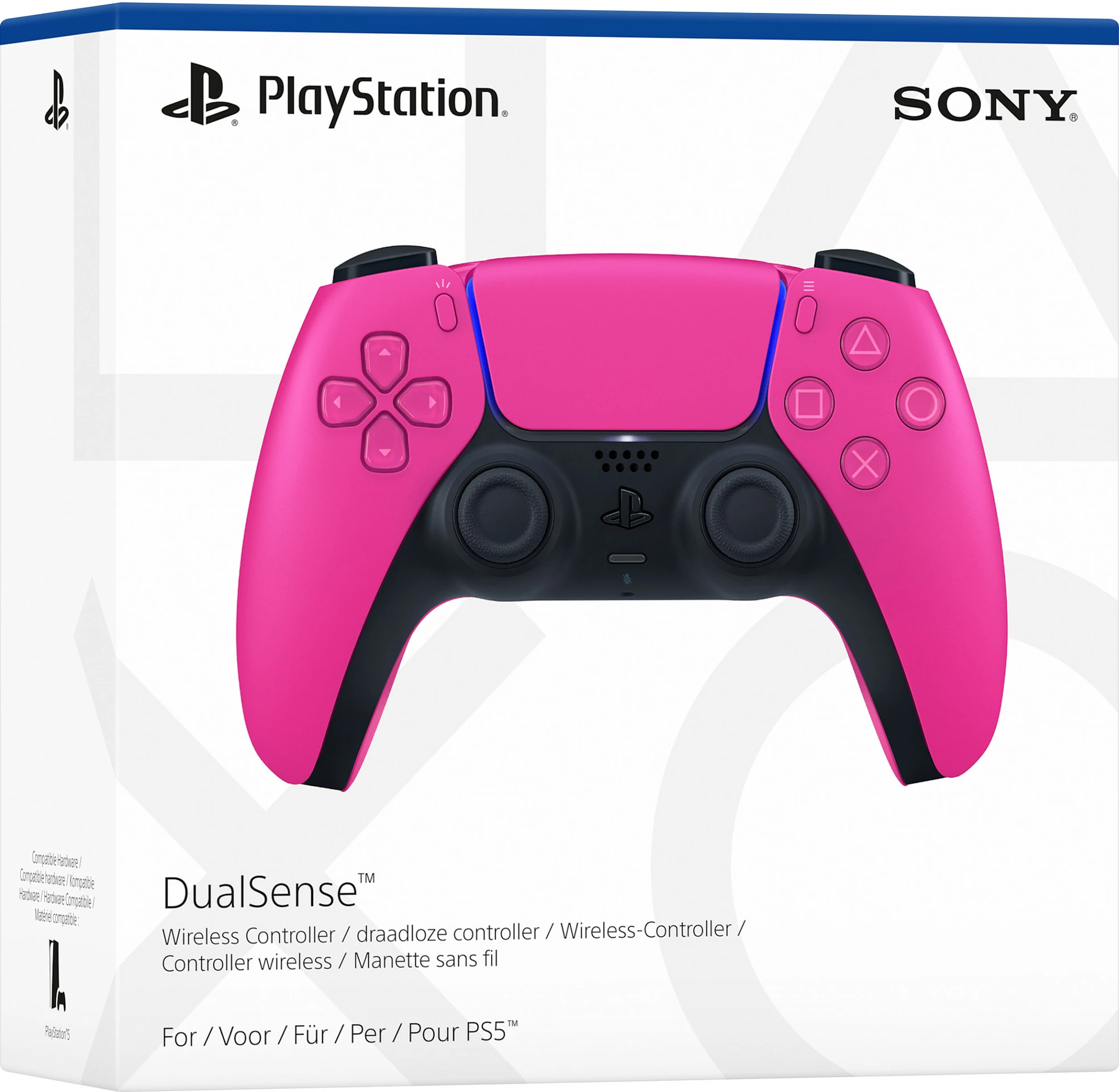 Kontroller Sony DualSense Wireless për PS5, Nova Pink