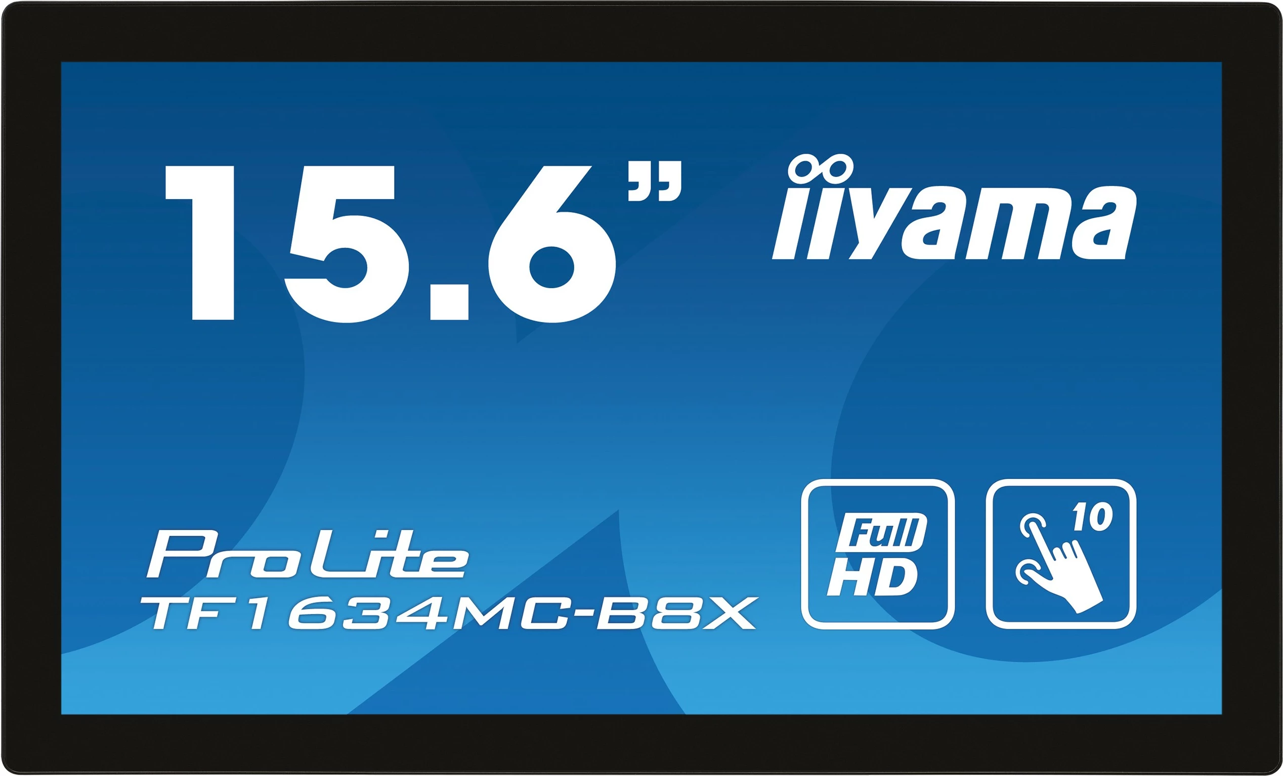 Monitor iiyama ProLite TF1634MC-B8X, 15.6", Full HD, LED, e zezë