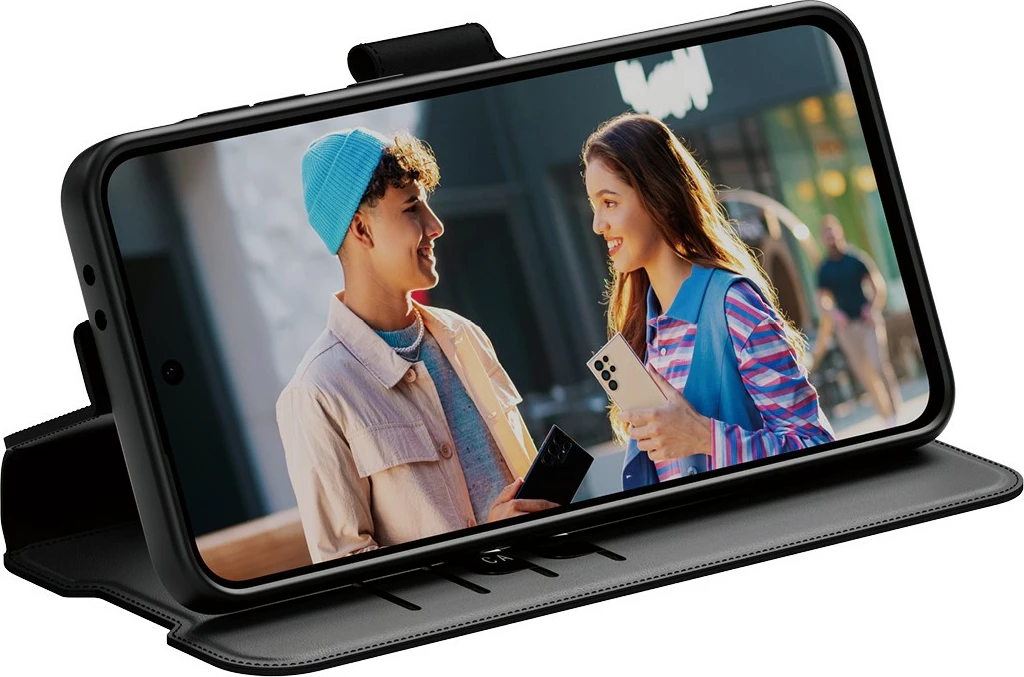 Mbështjellës PanzerGlass për Samsung Galaxy A56 5G, CARE Feature Wallet Case, i zi