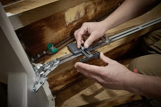 Mjet për shkallë Wolfcraft, 5210000, Çelik inox, E zezë