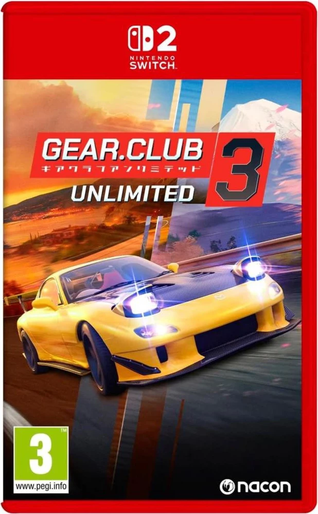 Lojë Nintendo Switch Gear Club 3 Unlimited Game Key Card EU Nacon