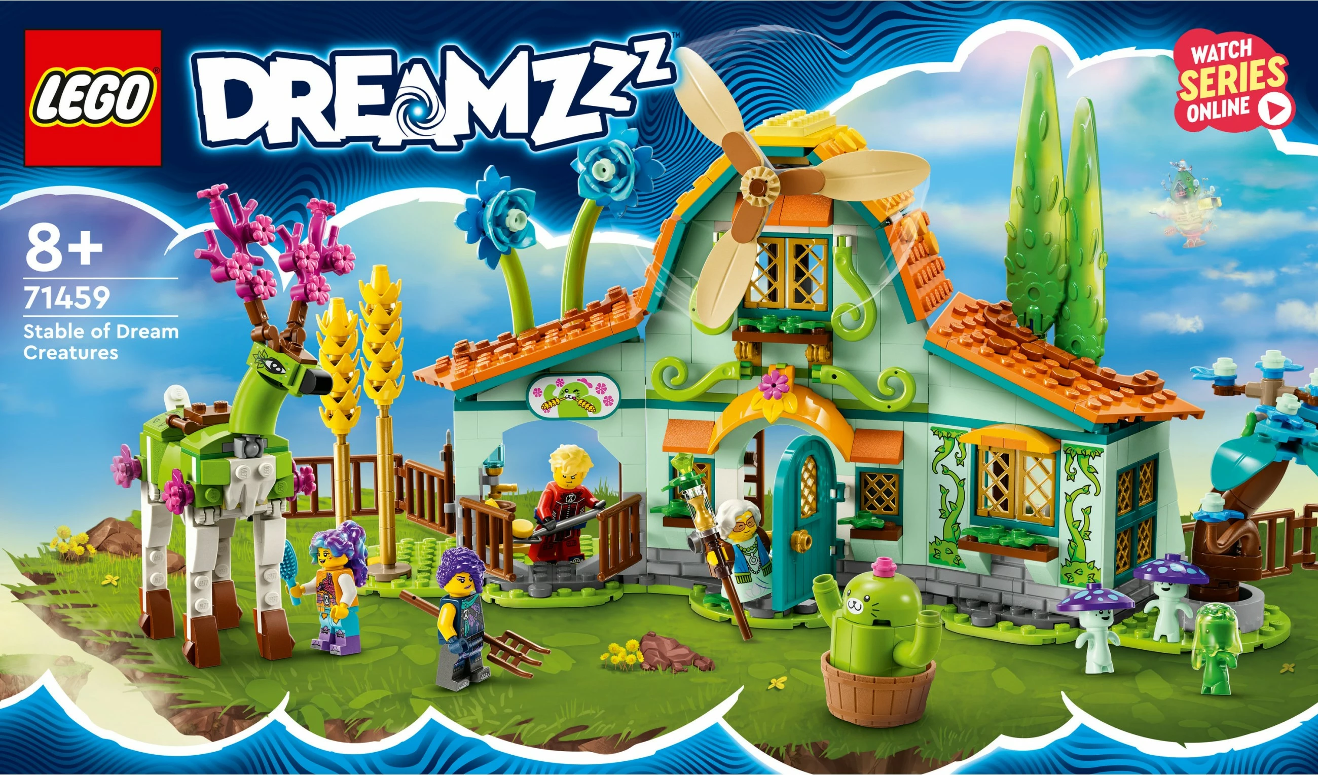 Set ndërtimi LEGO Stable of Dream Creatures, 681 pjesë, shumëngjyrësh