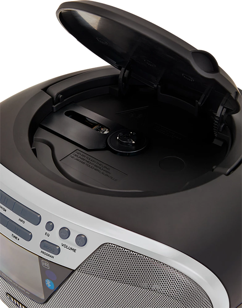 Boombox AIWA BBTU-500DAB/SL, CD/MP3, DAB+/FM, Bluetooth 5.0, USB 64 GB, gri/argjendtë, me telekomandë