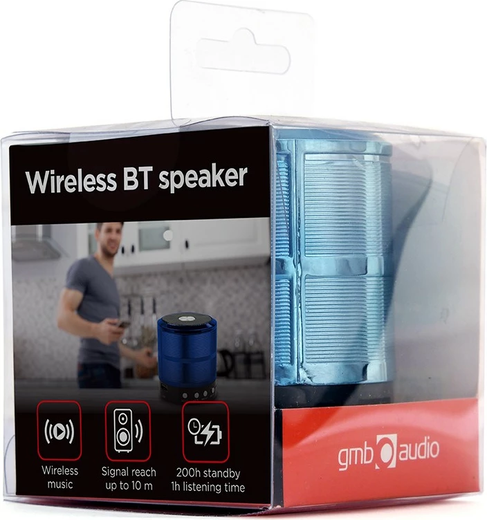 Altoparlant Bluetooth Gembird, portativ, blu