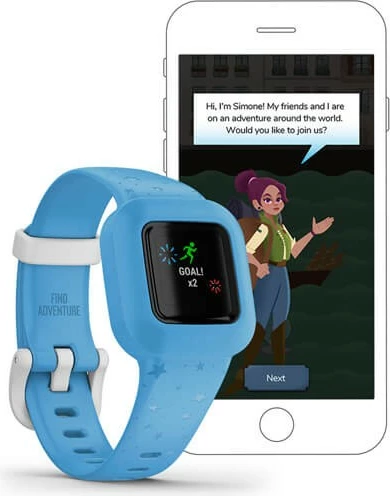 Smartwatch Garmin Vivofit jr. 3, MIP, Blu Stars