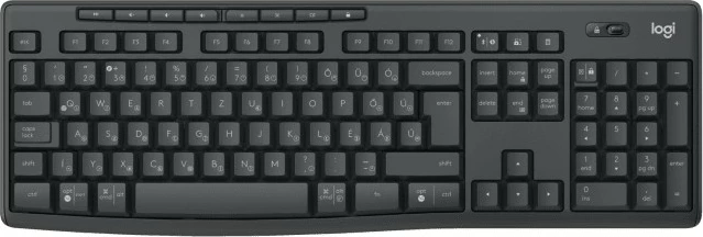 Tastierë me maus Logitech MK370 Combo for Business, wireless, Bluetooth, QWERTZ, grafit