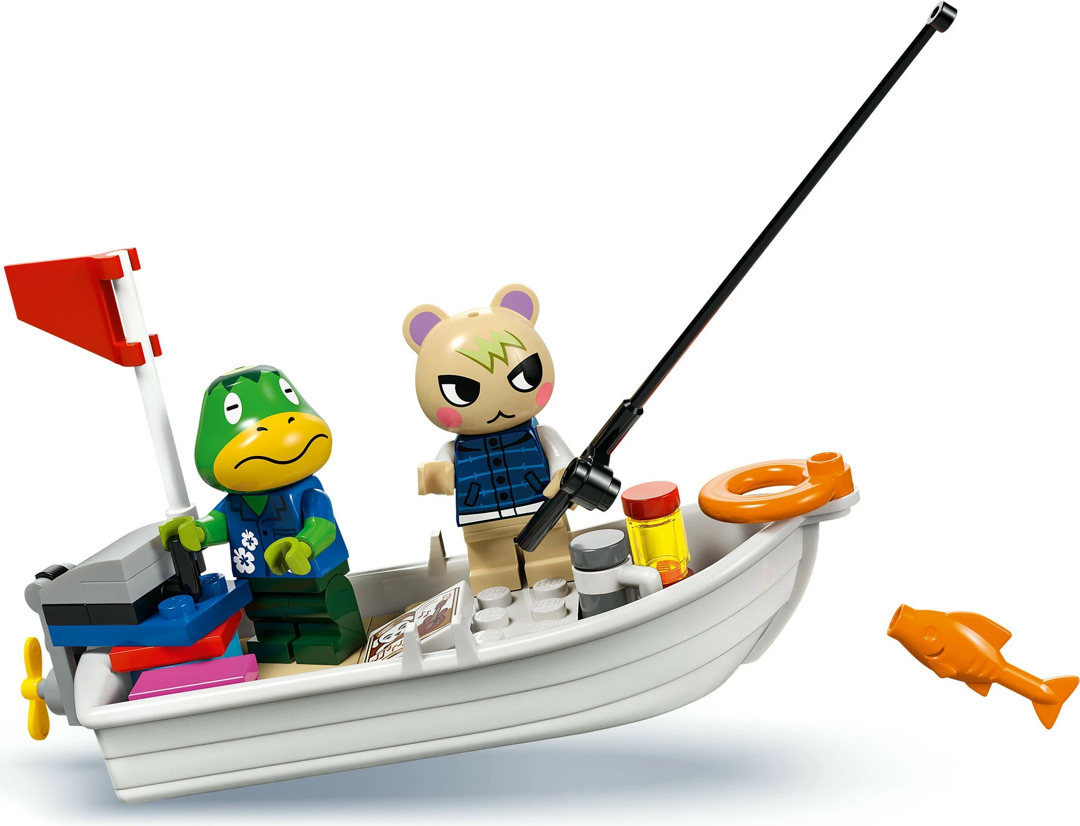 Set ndërtimi LEGO Animal Crossing Kapp'n's Island Boat Tour 233 pjesë, multingjyrësh