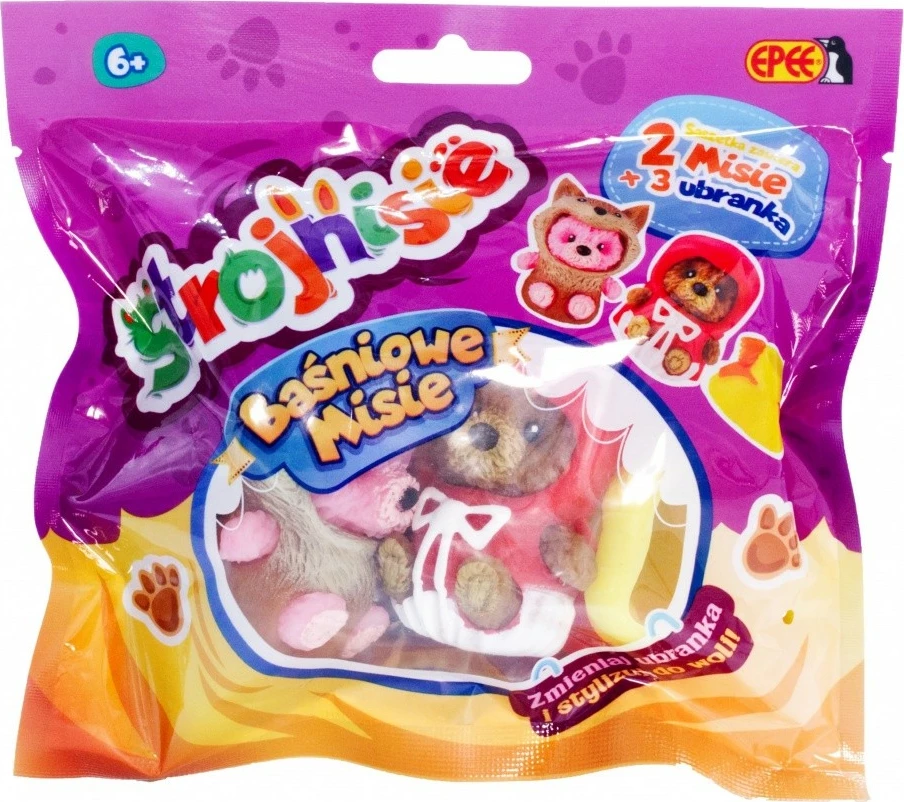 Set figurina Strojnisie Epee, 2 arushë + 3 veshje, përralla, për vajza