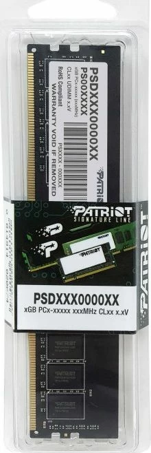 RAM Memorje Patriot Signature PSD416G32002 16GB DDR4 3200MHz CL22 1x16GB UDIMM, e zezë