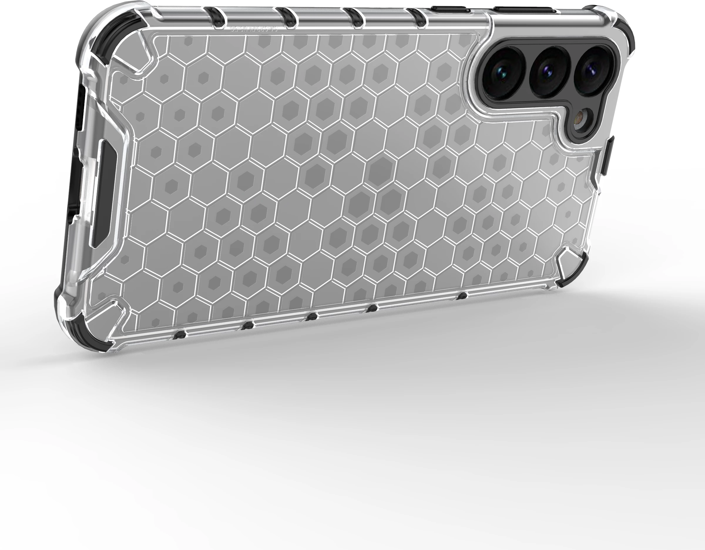 Mbështjellës Hurtel Honeycomb për Samsung Galaxy S23+, transparent