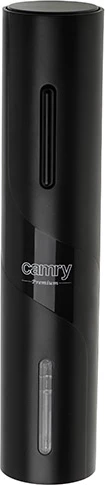 hapëse vere elektrike, Camry CR 4510, me prerëse folie, tapë vakumi me shënues date dhe derdhës, me bateri 4xAA, e zezë, set