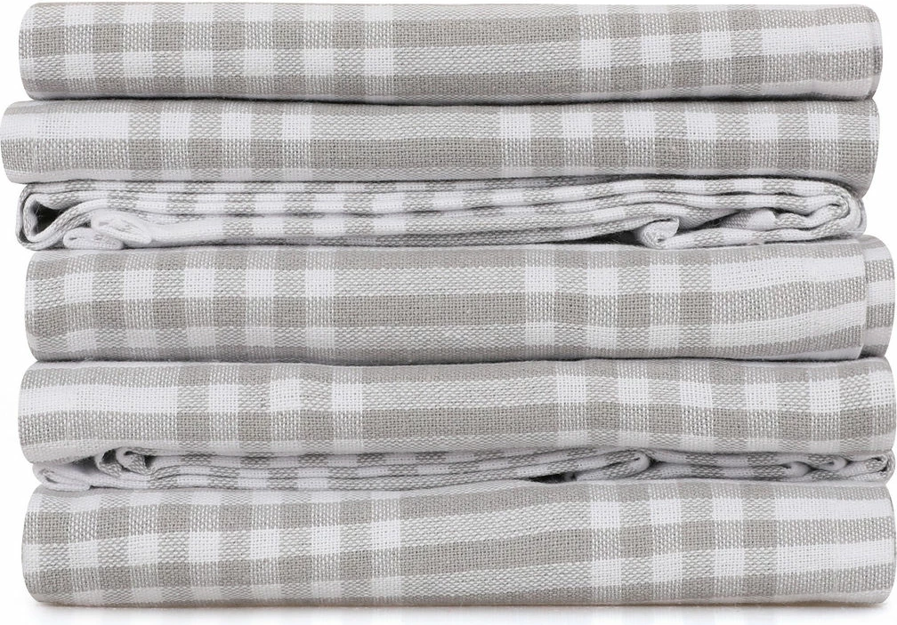 Set peshqirësh për larje (10 copë), Hermia, pötikareli, gri