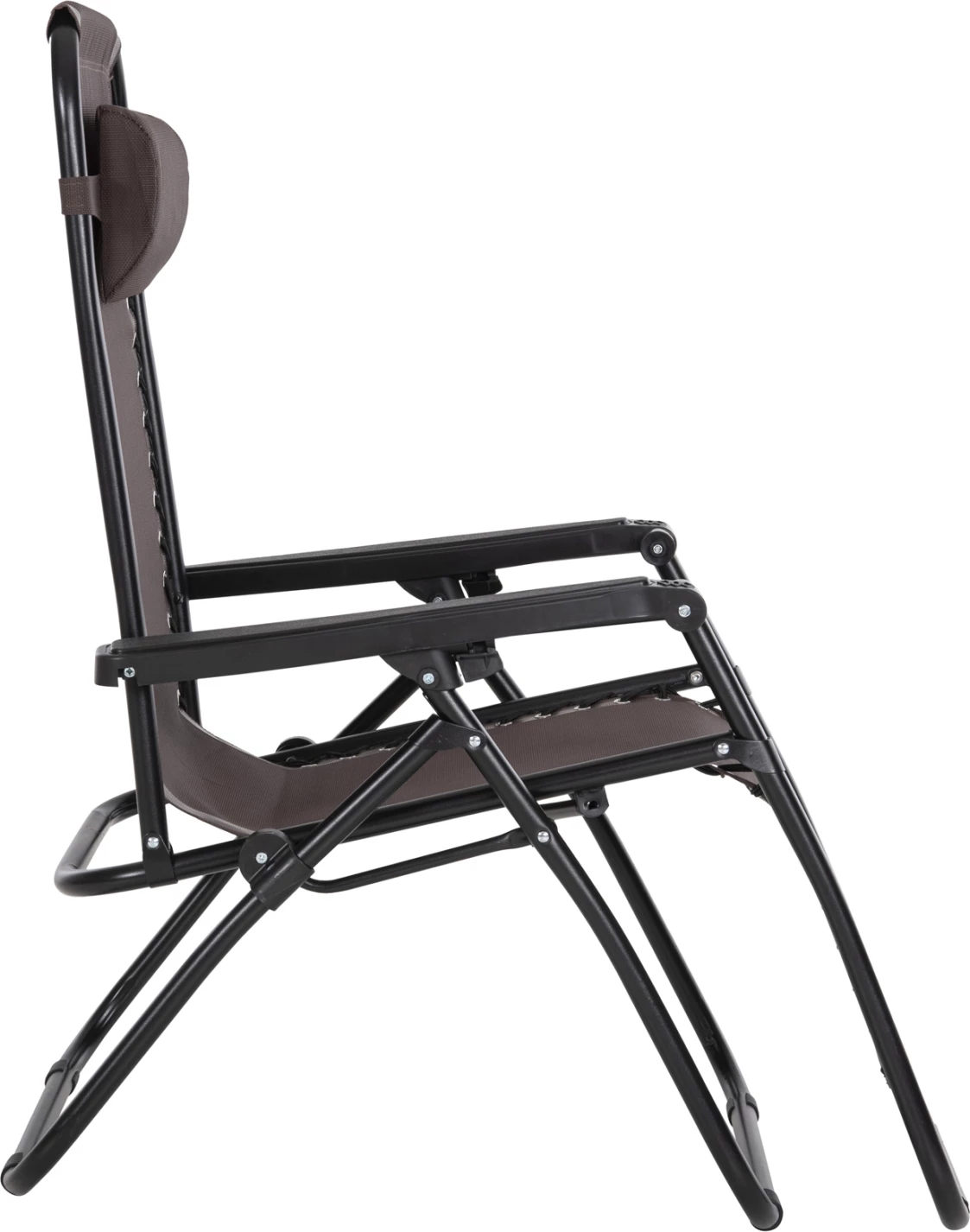Karrige relaksuese COMPANION, tekstilene kafe, metal i zi, FH5095.13, 67x145x110cm