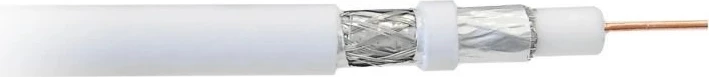 Kabllo koaksiale Libox PCC80,  RG-6/U, 100m, e bardhë 